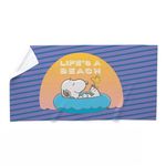 CafePress Snoopy Life's A Beach Large Novelty Printed Beach Towel 30"x60"