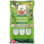 6X strength Pelleted Chicken Manure. 1 Bag of 20KG ( 1 X 20KG )