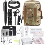 YiYi Nature Life Emergency Survival Set,Outdoor First Aid Kit,Professional Tactical Gear Equipment,for Man,Husband,Dad