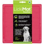 LickiMat Classic Soother, Dog Feeding Mat for Boredom and Anxiety Relief, Ideal for Food, Treats, Yoghurt or Peanut Butter, Dog Lick Mats, Fun Alternative to a Slow Feeder Dog Bowl, Pink