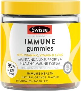 Swisse Ultiboost Immune Gummies | Maintains & Supports a Healthy Immune System | 60 Pack