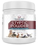 Perpetual Bliss Styptic Powder (Large 60g Tub) For Dog, Cat, Other Pets. Helps Stop Bleeding On Paws From Dog Nails Clippers, Dog Nail Grinders When Grooming. Essential Part Of Pet First Aid Kit