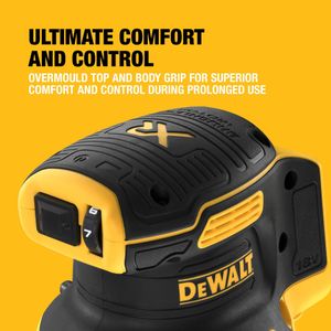 DEWALT 18V XR Cordless Sander 125mm – Compact Power Tool