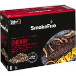 Weber SmokeFire Hardwood Pellets | Cherry Cooking Pellets, Best for Pork | 8 kg Box | BBQ & Wood Pellets Smoker Fuel | 100% Natural, Sustainable Wood for Barbeques & Wood Fired Grills (18293), Brown