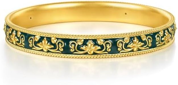 CHOW SANG SANG 999 Gold Cultural Blessings Cultural Opulence Bangle for Women (08 Wrist size 15-16cm) 95631K