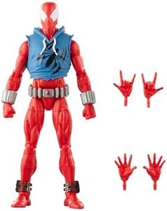 Spider-Man Marvel Legends Series Scarlet Spider, Spider-Man Comics Collectible 6-Inch Action Figure