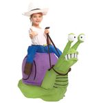 Inflatable Snail Disguise for Children | Size 90 to 120cm | Made of Highly Resistant Polyester - Pleasant to Wear | Inflating System Included | Giant Animal | OriginalCup®