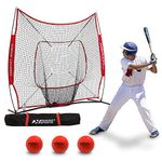 Rukket 7X7 Sock It Pro Bundle- Net, pitching target and three weighted contact balls