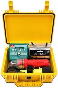 SOSeFLARE 5 Boaters Safety Kit with TEKNA Lite 6 Floating Divers Flashlight