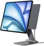 KU XIU X33 Pro Max Magnetic Charging Stand for iPad Pro 13-inch M4 2024, Adjustable Tablet Stand for Desk, Aluminum Alloy Tablet Holder Suitable for Your Home, Office, Classroom, and Creative Space