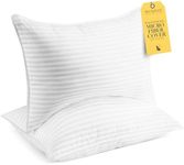 Beckham Hotel Collection Bed Pillows King Size Set of 2 - Microfiber Pillow for Back, Stomach or Side Sleepers