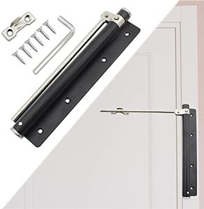 Screen Door Closer, TTZEZE Heavy Duty Automatic Door Closer, Safety Spring Door Closer for Storm Door, Steel Door Closer with Adjustable Closing Speed, Smooth and Quiet Door Closer for Hinge Door