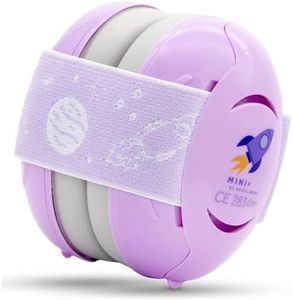 Schallwerk ® Mini+ Baby Ear Muffs (Rocket Berry) – Noise Protection for Babies, Infants, Toddlers – CE & ANSI Certified – Kids Noise Reduction Headphones