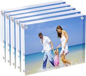 Acrylic Picture Frames, 4x6'' Clear