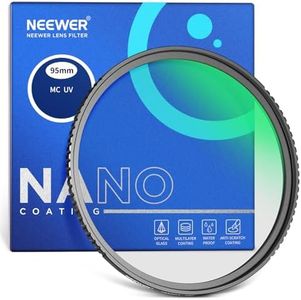 NEEWER 95mm UV Protection Camera Lens Filter with Multi Coated HD Optical Glass/Aluminum Alloy Ultra Slim Frame/Water Repellent/Scratch Resistant/Ultraviolet Filter