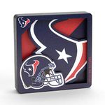 YouTheFan NFL Houston Texans 3D Logo Series Magnets