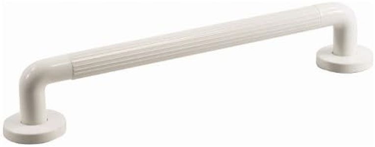Aidapt President Ribbed UPVC Plastic Grab Bar - Size Length: 600 mm (24")