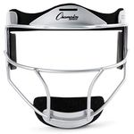 Champion Sports Fielder's Face Mask Softball Fielder's Face Mask, Silver, Youth