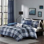 Intelligent Design Camilo 4 Piece Comforter Set Blue Twin/Twin X-Large