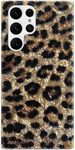 J.west Galaxy S22 Ultra Case 5G 6.8-inch, Phone Case S22 Ultra, Soft Sparkly Leopard Print Pearly Thinfoil Animal Design Women Girl Protective Case Phone Cover Compatible with Samsung S22Ultra