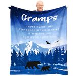 Jnufoju Papaw Gifts Throw Blankets 60" x 50"