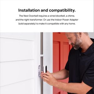 Nest Wired Doorbell – Smart Video Security Camera