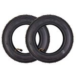 2 Sets of 10 x 2.125 Tyre, 10x2.125 Tire and Tube, 10" OD Tire Sets replacement for Scooter Unicycle Carts Wheelbarrow Balance Bike