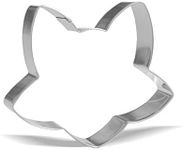 3.7 inch Fox Head Cookie Cutter - Stainless Steel