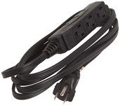 Coleman Cable 2611 8-Foot 3-Prong Household Extension Cord with 3-Outlets