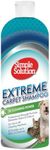 Simple Solution Extreme Carpet Shampoo, Professional Strength Pet Stain and Odour Remover - Compatible with All Cleaning Machines 1Ltr