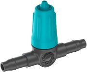 Gardena 13315-20 Adj. Inline Drip Head, Anthracite, Turquoise