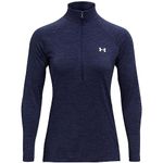 Under Armour Womens Tech Half Zip Top Midnight Navy M