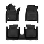 TuxMat - for Mazda CX-50 2023-2025 Models - Custom Car Mats - Maximum Coverage, All Weather, Laser Measured - This Full Set Includes 1st and 2nd Rows