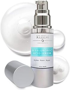 Kleem Organics Sérum visage à l'acide hyaluronique - Sérum visage à l'acide hyaluronique pur avec vitamine C, E et aloe vera - Sérum visage pour hydrater et donner du volume à la peau