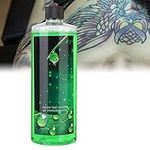 Tattoo Soap Green 500ml, Antibacterial Green Soap Concentrate Tattoo Skin Cleaning Soap Accessories, for Avoiding Stinging Or Skin Irritation