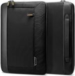 Spigen Klasden Laptop Sleeve Case for 14 15 15.6 16 Inch Laptop, Includes Hidden Pocket With Hand Strap, Laptop Pouch Bag Compatible With Apple MacBook Air/Pro, Samsung, Dell, Lenovo, etc - Black