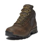 Timberland Men's Mt. Maddsen Mid Waterproof Hiking Boot, Dark Brown, 9 W US