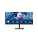 PHILIPS 346E2Lae - 34 Inch Wqhd Monitor, 100Hz, Va, 1Ms, Usb-C Power Delivery, Amd Freesync, Multiview, Speakers, Smart Image (3440 X 1440 @ 100Hz, 300 Cd/M², Hdmi 2.0 / Dpo 1.2 / Usb-C)