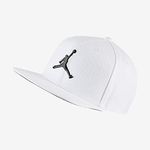 AIR Jordan Men's Jordan PRO Jumpman Snapback, White/Black, One Size