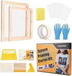 Worown 24 Pack Screen Printing Star