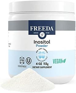 FREEDA Inositol Powder from Myo-Inositol - Hormone Balance for Women - PCOS Supplements for Women - Vitamin B8 Conception, Fertility Support - Myoinositol for Mood Improvement in Men & Women - 4 oz