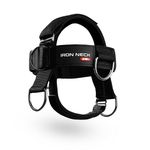 Iron Neck Alpha Plus Neck Harness - Elevate Neck Strength with Adjustable Head Harness - Ultimate Neck Weight Workout Accessory for Linear and Rotational Exercises - Gym-Grade Neck Training Gear