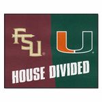 FANMATS NCAA House Divided Nylon Face House Divided Rug