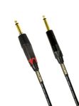 Mogami Gold Instrument Silent S-10 Guitar Cable, 1/4" TS Male Plugs, Gold Contacts, Straight Connectors with silentPLUG, 10 Foot