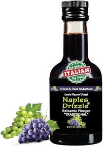TRADITIONAL - Rich, Extra Thick Balsamic Vinegar REDUCTION, No Added Sugar or Thickeners, Better-Than-Glaze Balsamic Vinegar (Traditional)