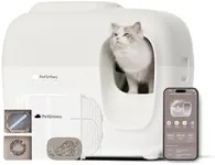 PetSnowy (2024 Premium Version with Mini Mesh) Snow+ Self Cleaning Automatic Litter Box with Zero Odor TiO2 System Automatic Cat Litter Box Self Cleaning for 3.3-20 lbs