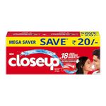 Closeup Toothpaste | Long lasting 18 Hours Of Fresh Breath & White Teeth - 300g (Pack of 2)