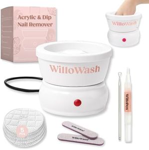 Electric Nail Soaking Bowl acetone proof | Acrylic Nail Remover Kit | Dip Powder Remover At Home | Acetone Soak Off Bowl | Nail Soak Off Bowl | Nail Remover | 50% faster acrylic soak off