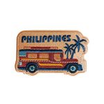 Vagabond Heart Philippines Iron On Travel Patch