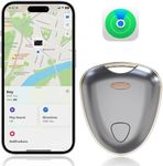 Smart Tracker Tag, VISOOP Item Tracker Works with Apple Find My(iOS only), MFi Certified, Key Finder, Item Locator, Bluetooth Luggage Tracker for Bags, Keys, Wallets IP65 Waterproof (Gray-1Pack)